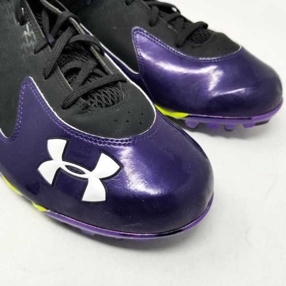 Under Armour Spine Nitro MC Football Cleats Purple - Picture 8 of 12